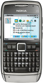 Фото смартфона Nokia E71